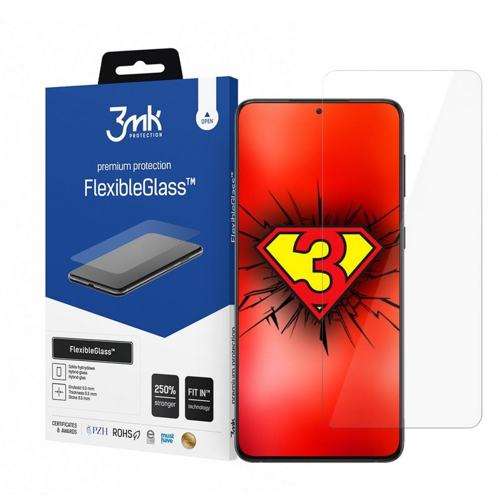 LCD apsauginė plėvelė 3MK Flexible Glass Lite Samsung G991 S21 5G