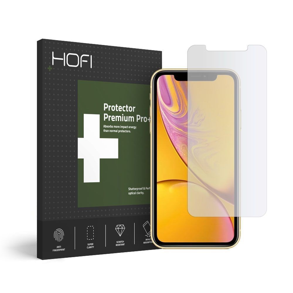 Skaidrus apsauginis grūdintas stiklas Hofi "Glass Pro+" telefonui Apple iPhone 11 / XR