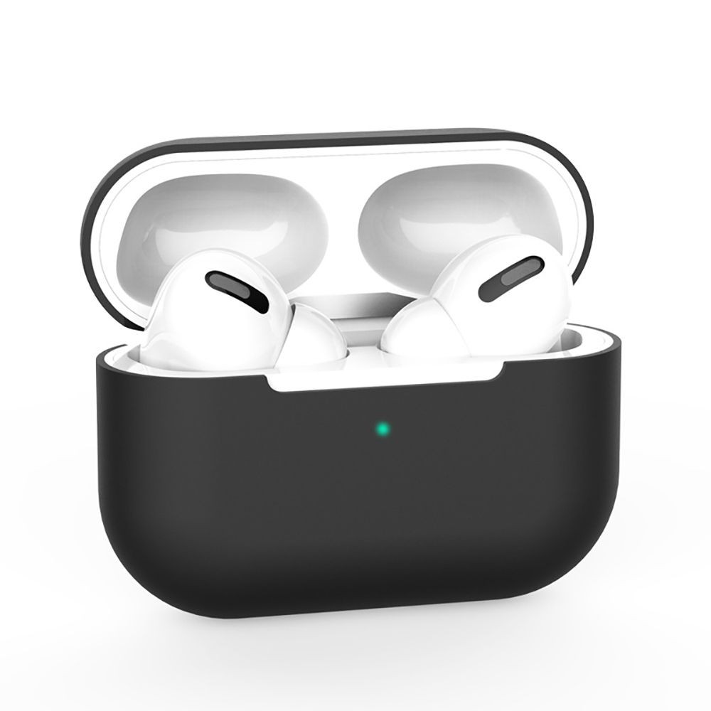 Juodas ausinių dėklas "Tech-Protect Icon" skirtas Apple Airpods Pro 1 / 2 