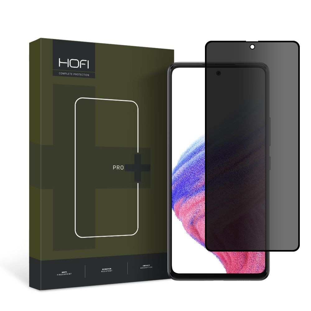 Privatumą suteikiantis apsauginis stikliukas "Hofi Anti Spy Glass Pro+ Privacy" telefonui Galaxy A53 5G