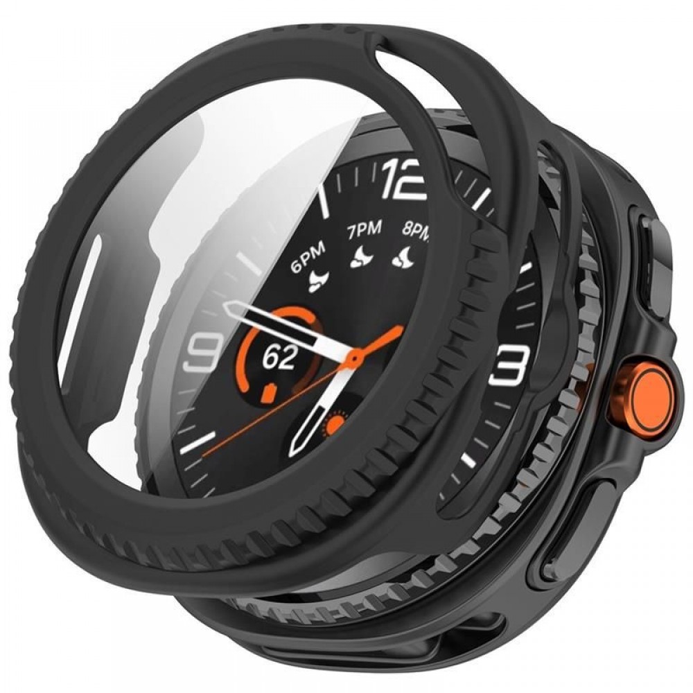 Juodas dėklas "Tech-Protect Defense" laikrodžiui Samsung Galaxy Watch 8 Classic (46 MM)