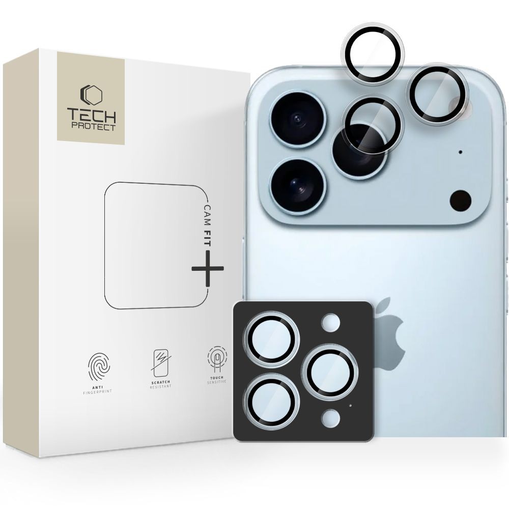 Kameros apsauga "Tech-Protect Camring Fit+" telefonui Apple iPhone 14 Pro / Max / 15 Pro / Max / 16 Pro / Max / 17 Pro / Max