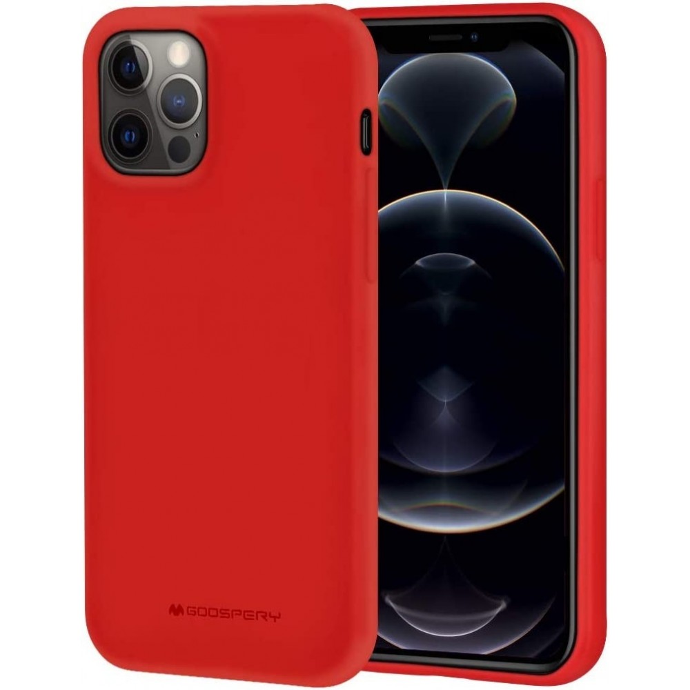 Raudonas silikoninis dėklas "Mercury Soft Jelly" telefonui Samsung A146 A14 5G
