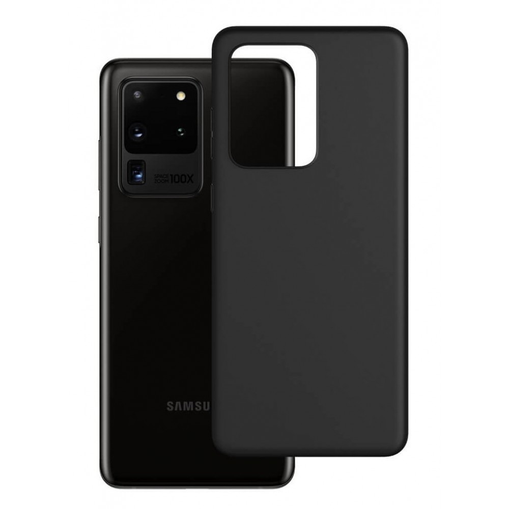 Dėklas 3mk Matt Case Samsung telefonui S23 5G juodas