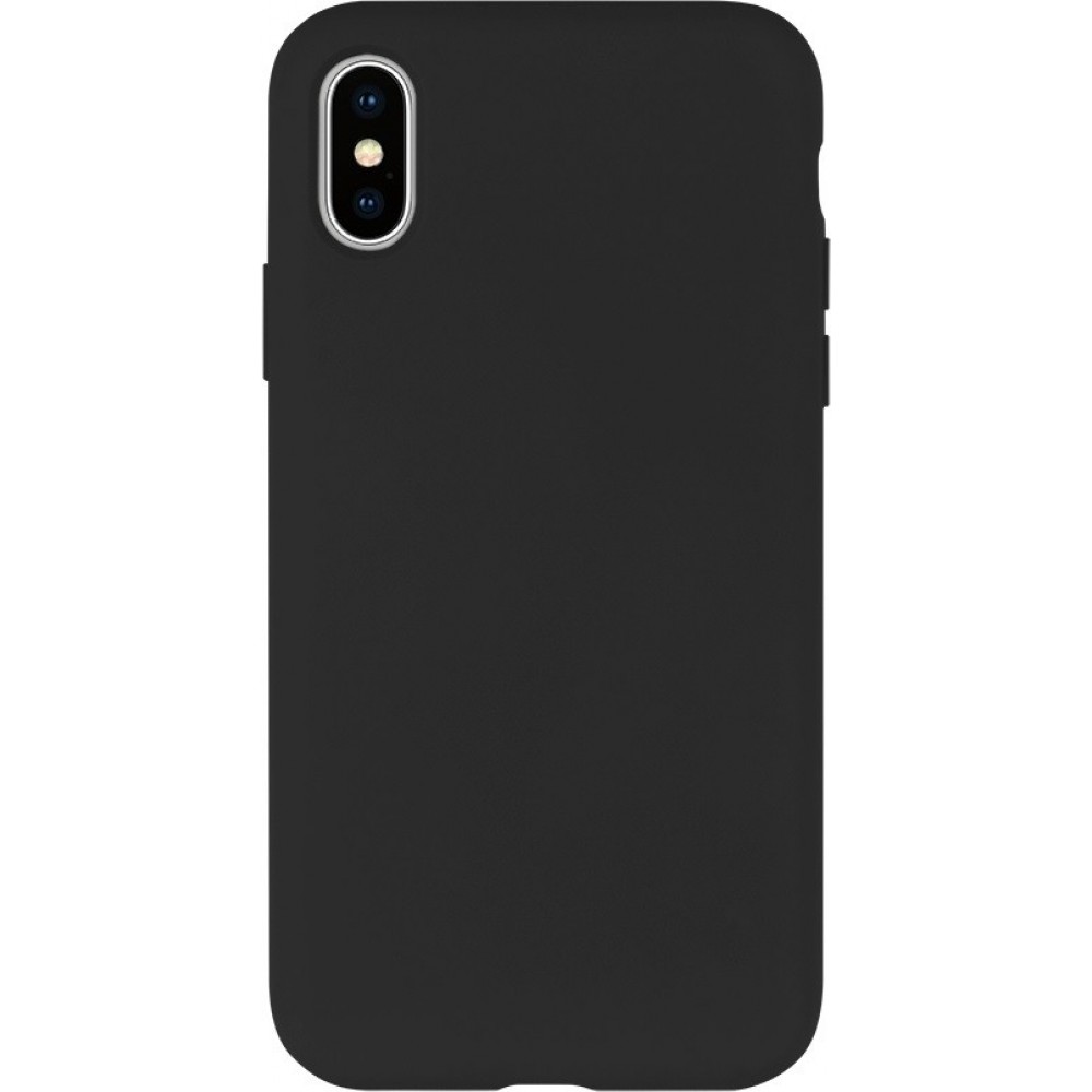 Juodas dėklas Mercury Silicone Case telefonui iPhone 14 Plus