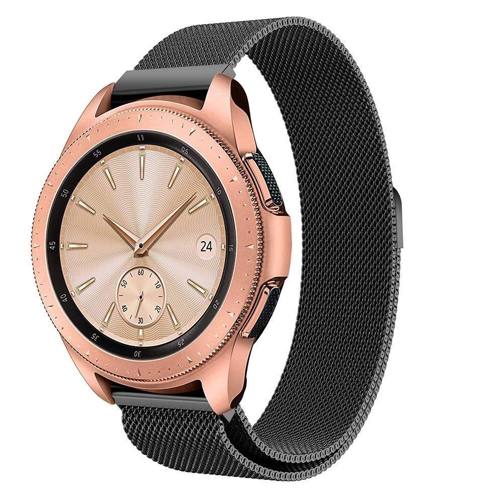 Juoda apyrankė Tech-Protect "Milaneseband" laikrodžiui Samsung Galaxy Watch 3 (45MM)