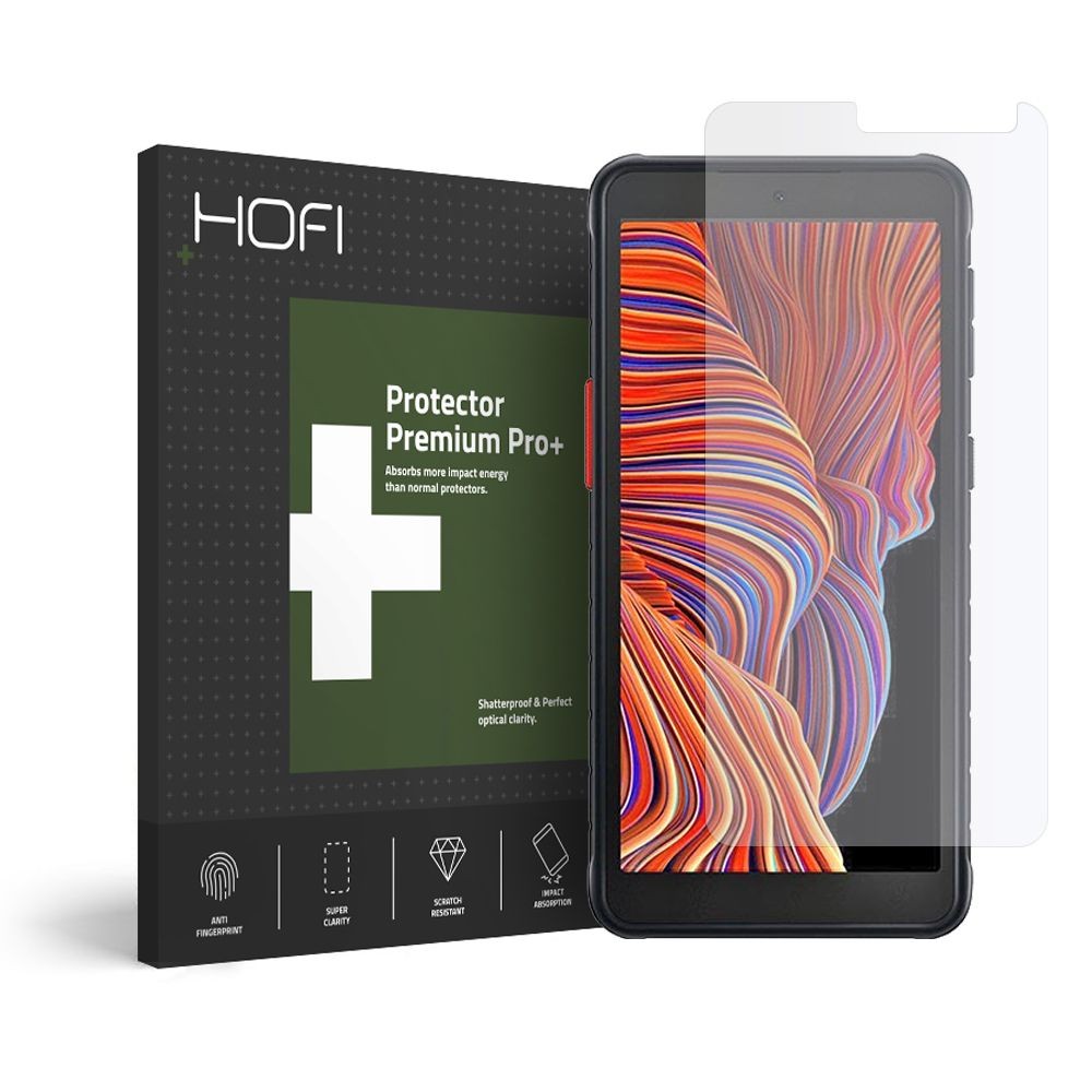 Apsauginis grūdintas stiklas Hofi "Hybrid Pro+" telefonui Samsung Galaxy Xcover 5