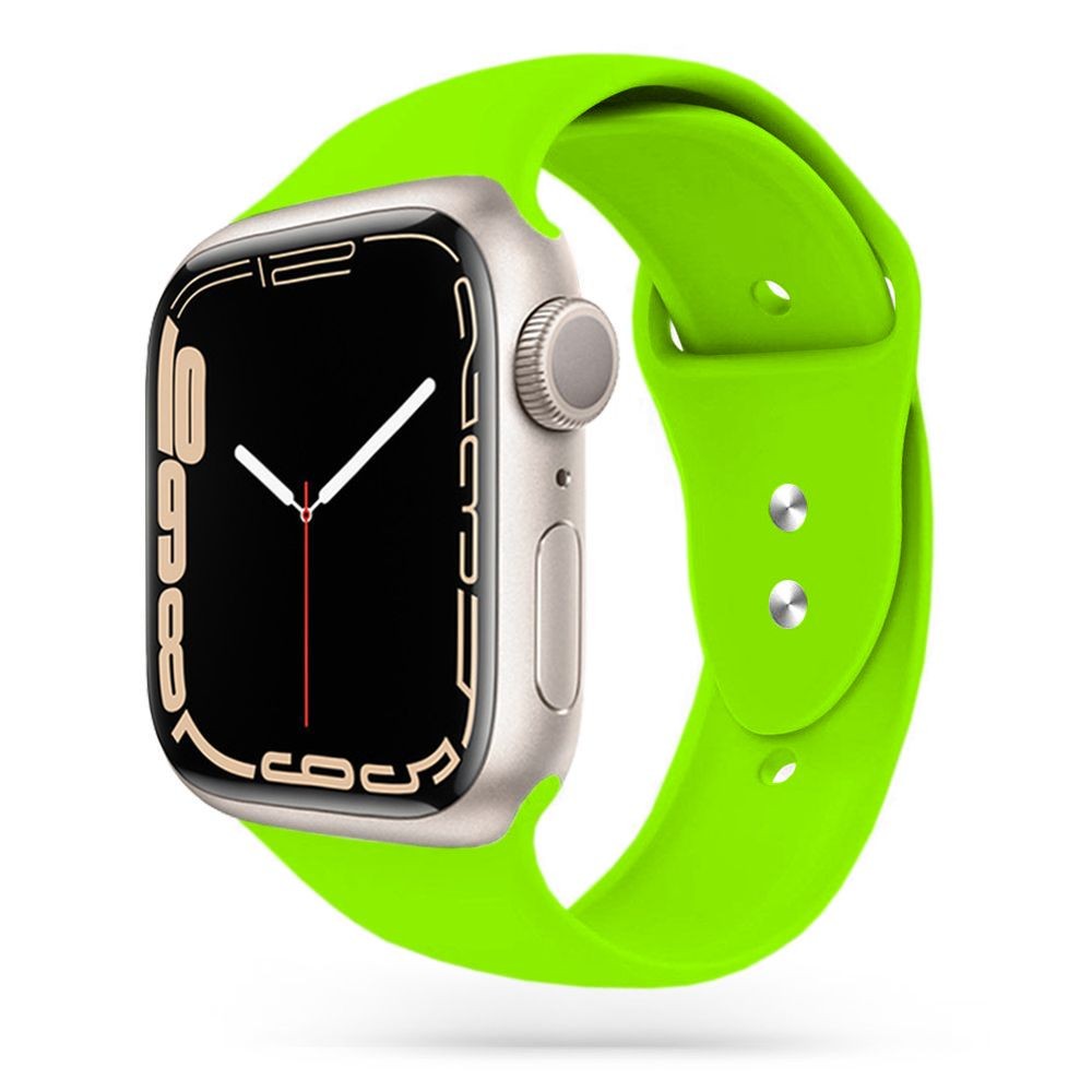 Citrinų spalvos apyrankė "Tech-Protect Iconband" laikrodžiui Apple Watch 4 / 5 / 6 / 7 / SE (42 / 44 / 45 MM)