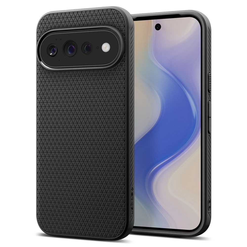 Juodas dėklas Spigen Liquid Air telefonui GOOGLE PIXEL 11 PRO XL