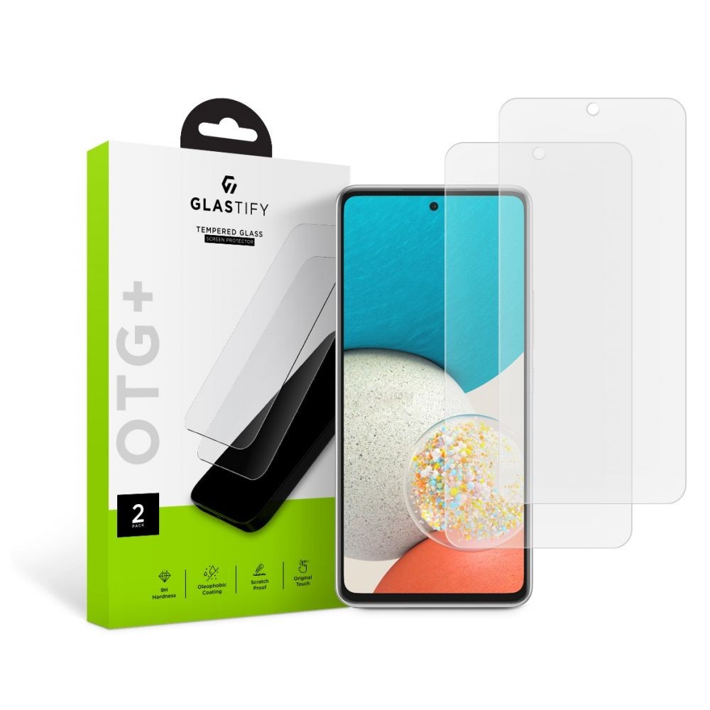 Apsauginis stiklas GLASTIFY OTG+ (2vnt.) telefonui Samsung Galaxy A53 5G