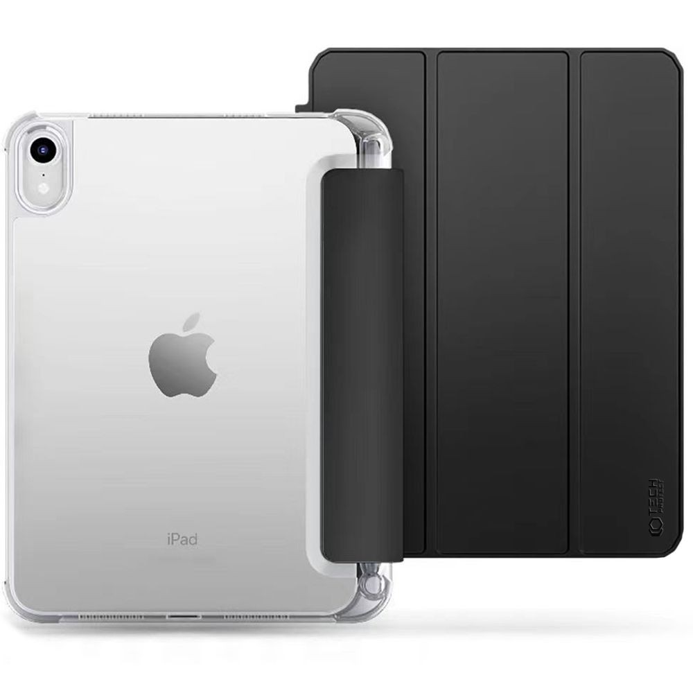 Juodas atverčiamas dėklas "Tech-Protect SC Pen Hybrid" planšetei Apple iPad AIR 10.9 4 / 5 / 2020-2022 / 11 6 / 2024