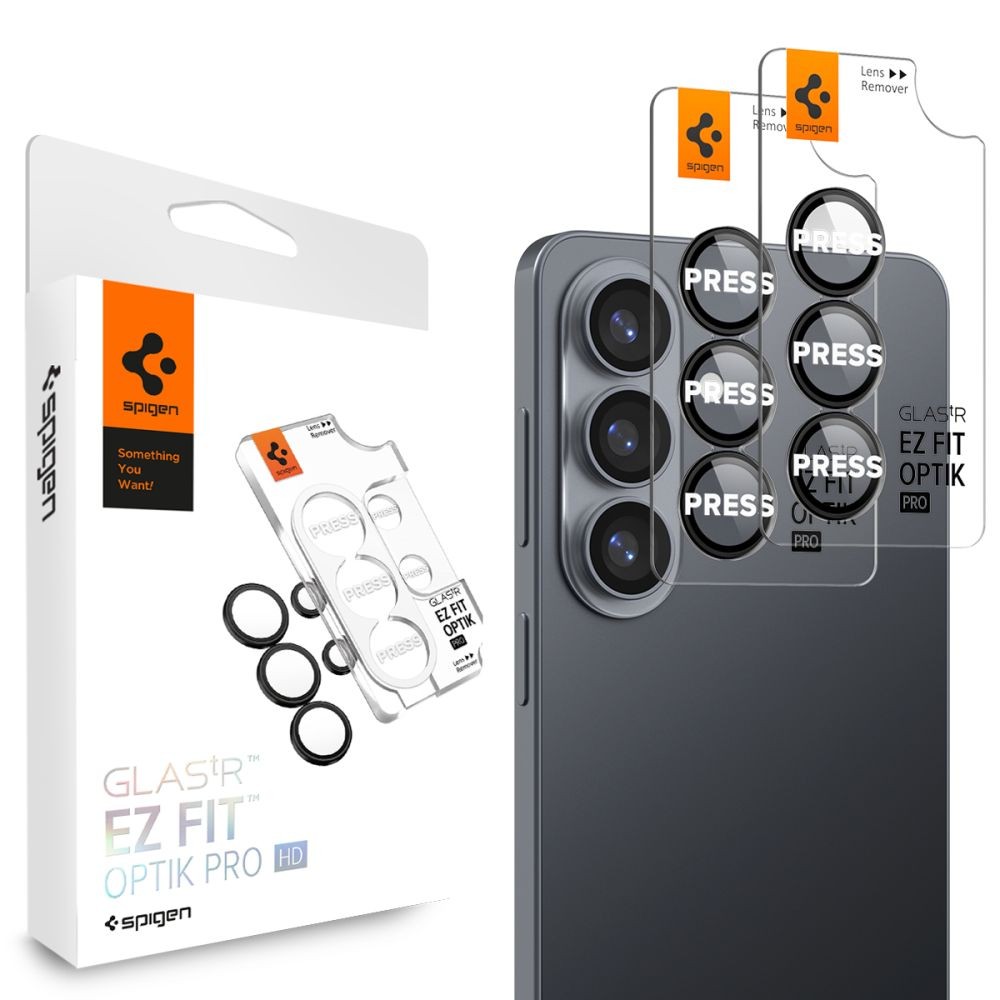 SPIGEN OPTIK PRO HD GLAS.TR ”EZ FIT” CAMERA PROTECTOR 2-PACK GALAXY S26