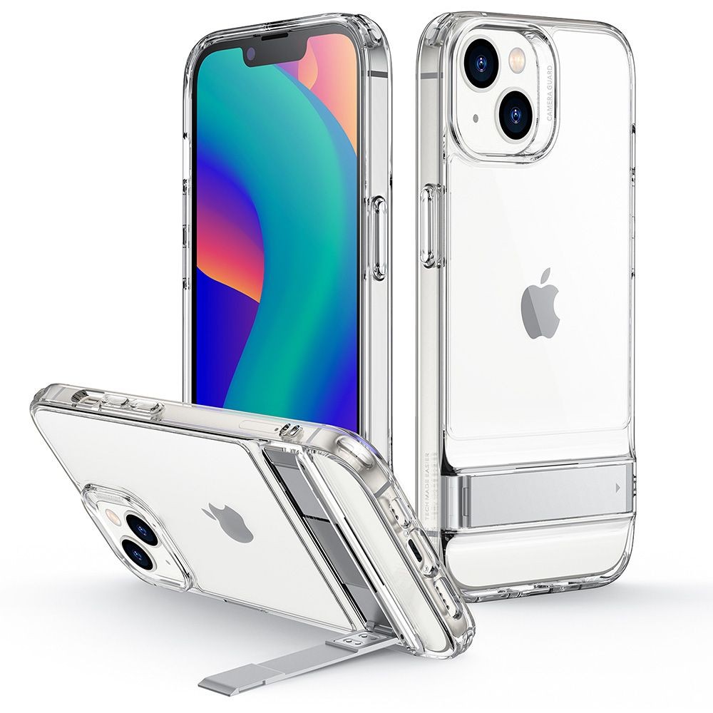 Tvirtas, skaidrus dėklas / stovas "ESR Air Shield Boost" telefonui iPhone 14 Plus