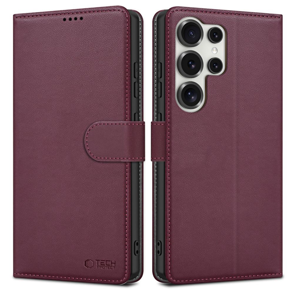 Bordo atverčiamas dėklas "Tech-Protect Wallet" telefonui Samsung Galaxy S25 Ultra
