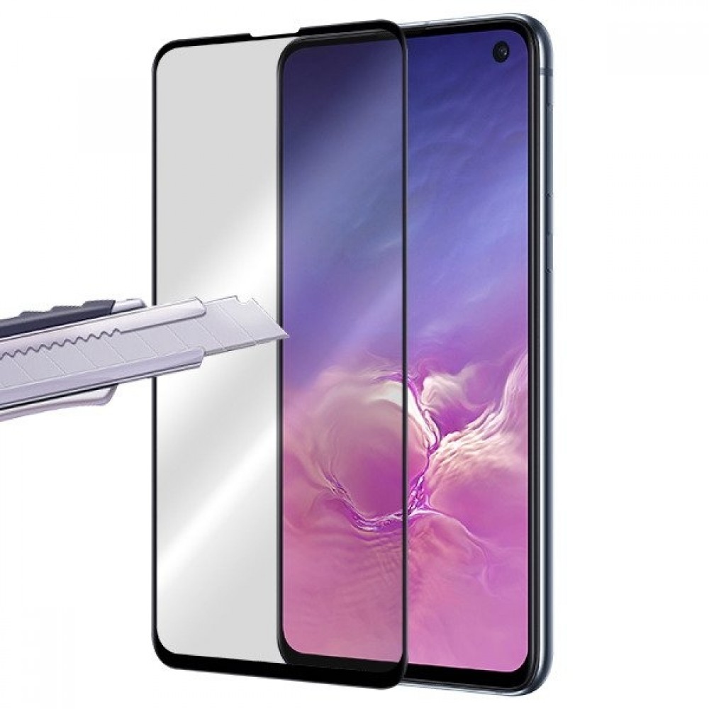 Apsauginis grūdintas stiklas ''9D Full Glue '' Samsung Galaxy G970 S10e telefonui