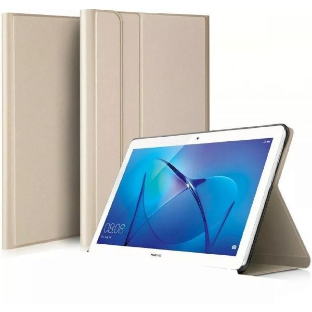 Auksinis atverčiamas dėklas "Folio Cover" Huawei MediaPad T5 10.1