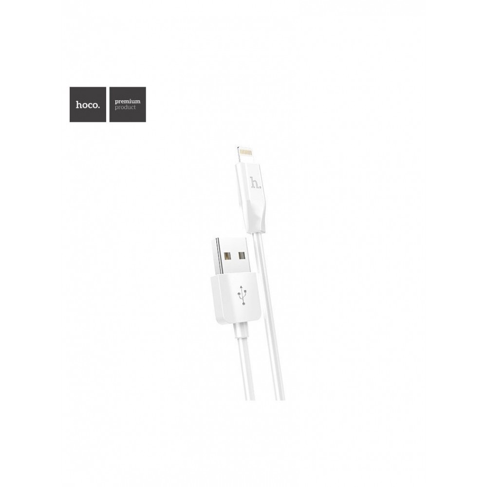 Baltas USB kabelis HOCO X1 microUSB 2m