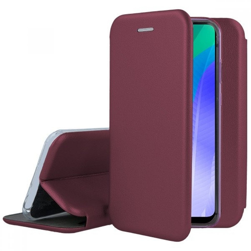Bordo spalvos atverčiamas dėklas "Book Elegance" telefonui Samsung Galaxy A41 