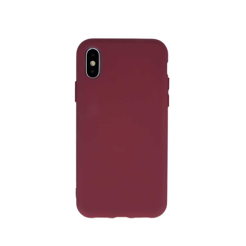 Matinės bordo spalvos silikoninis dėklas telefonui Samsung A32 4G
