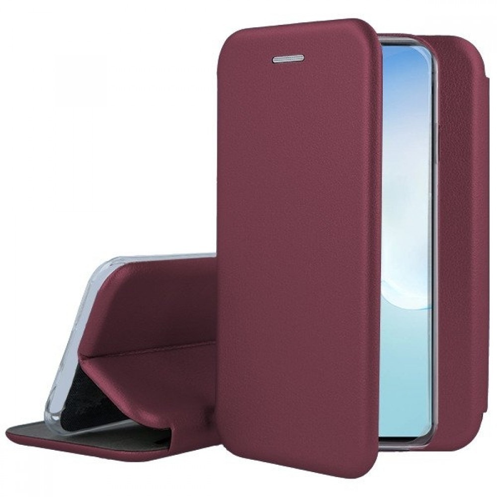 Bordo spalvos dėklas ''Book Elegance'' telefonui Samsung A32 4G