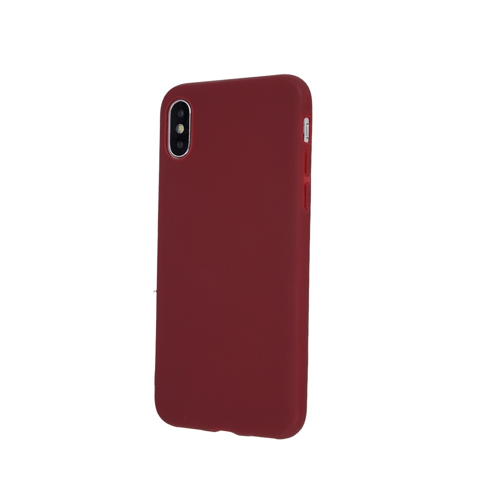 Bordo spalvos silikoninis dėklas ''Rubber TPU'' telefonui Samsung S21 Plus