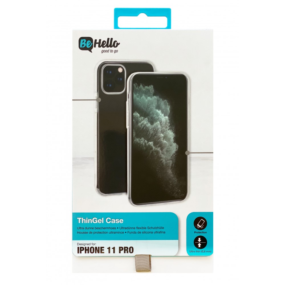 Skaidrus Dėklas BeHello ThinGel telefonui iPhone 14 Plus 