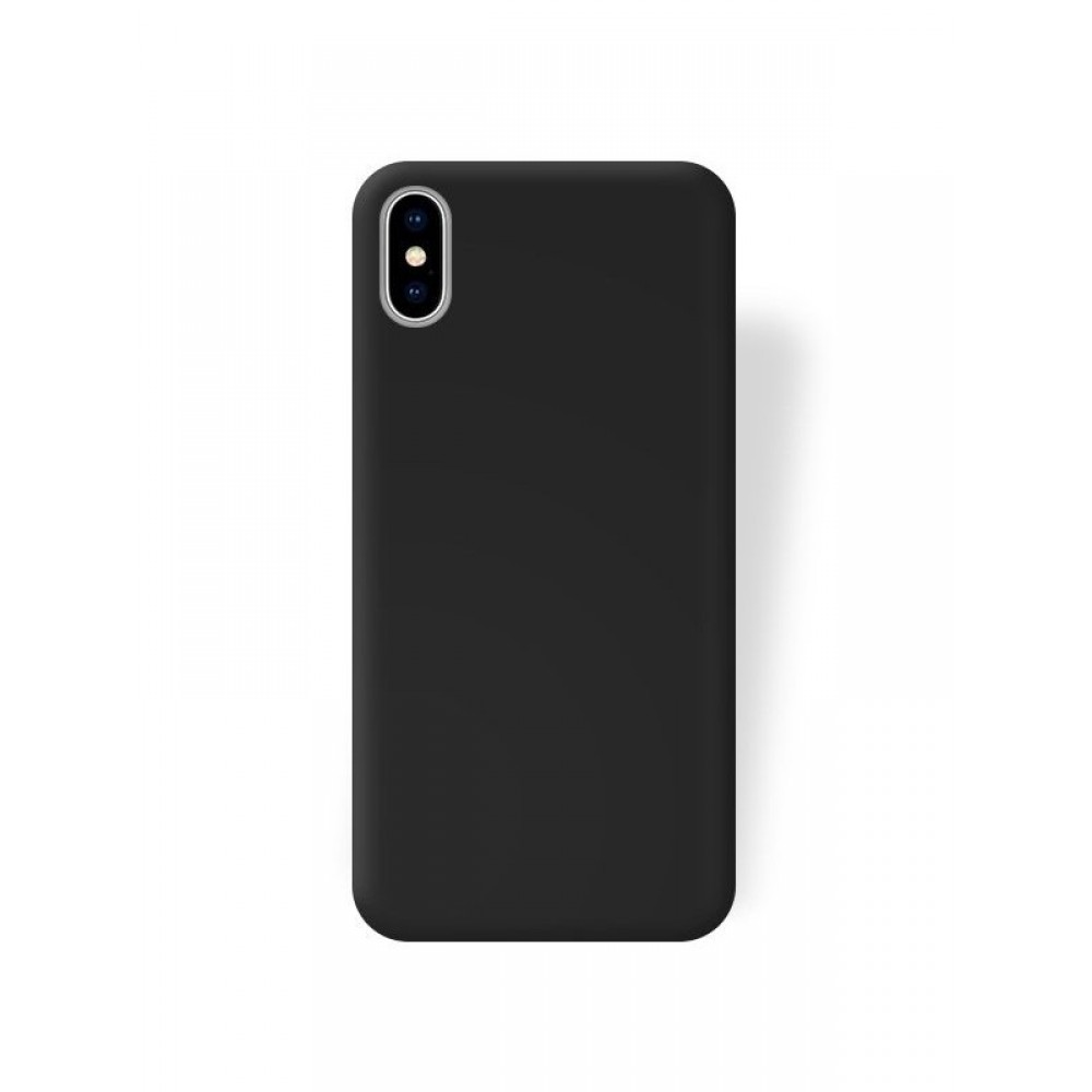 Juodos spalvos dėklas Rubber TPU telefonui iPhone 13 