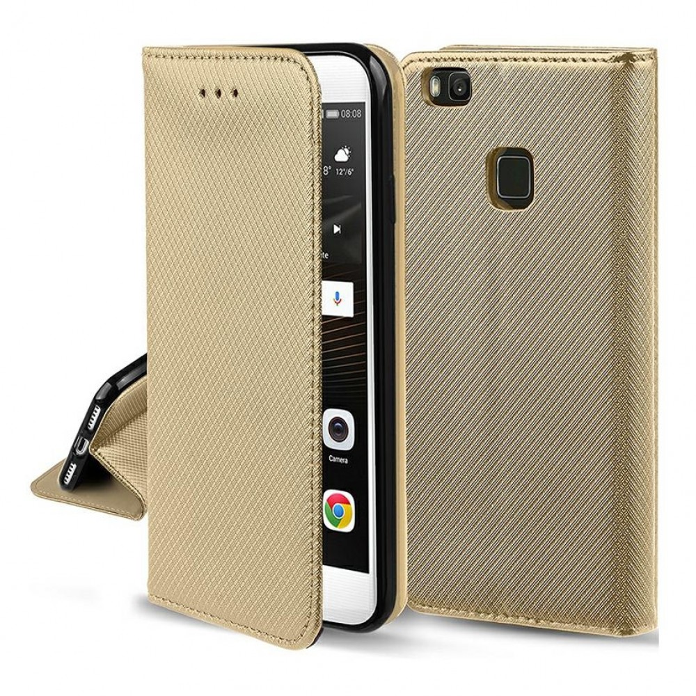 Aukso spalvos atverčiamas dėklas "Smart Magnet" telefonui Samsung Galaxy A26 5G