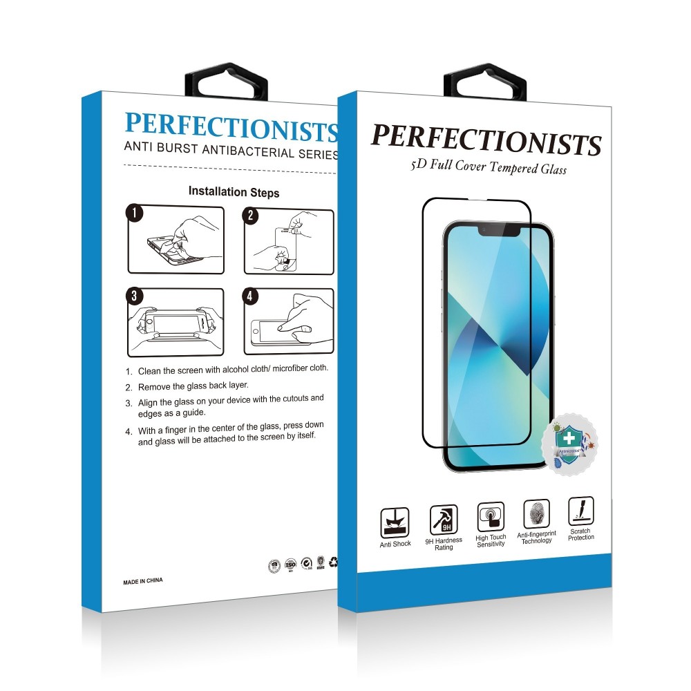 LCD apsauginis stikliukas "3D Perfectionists" telefonui Xiaomi 13 Pro juodais krašteliais