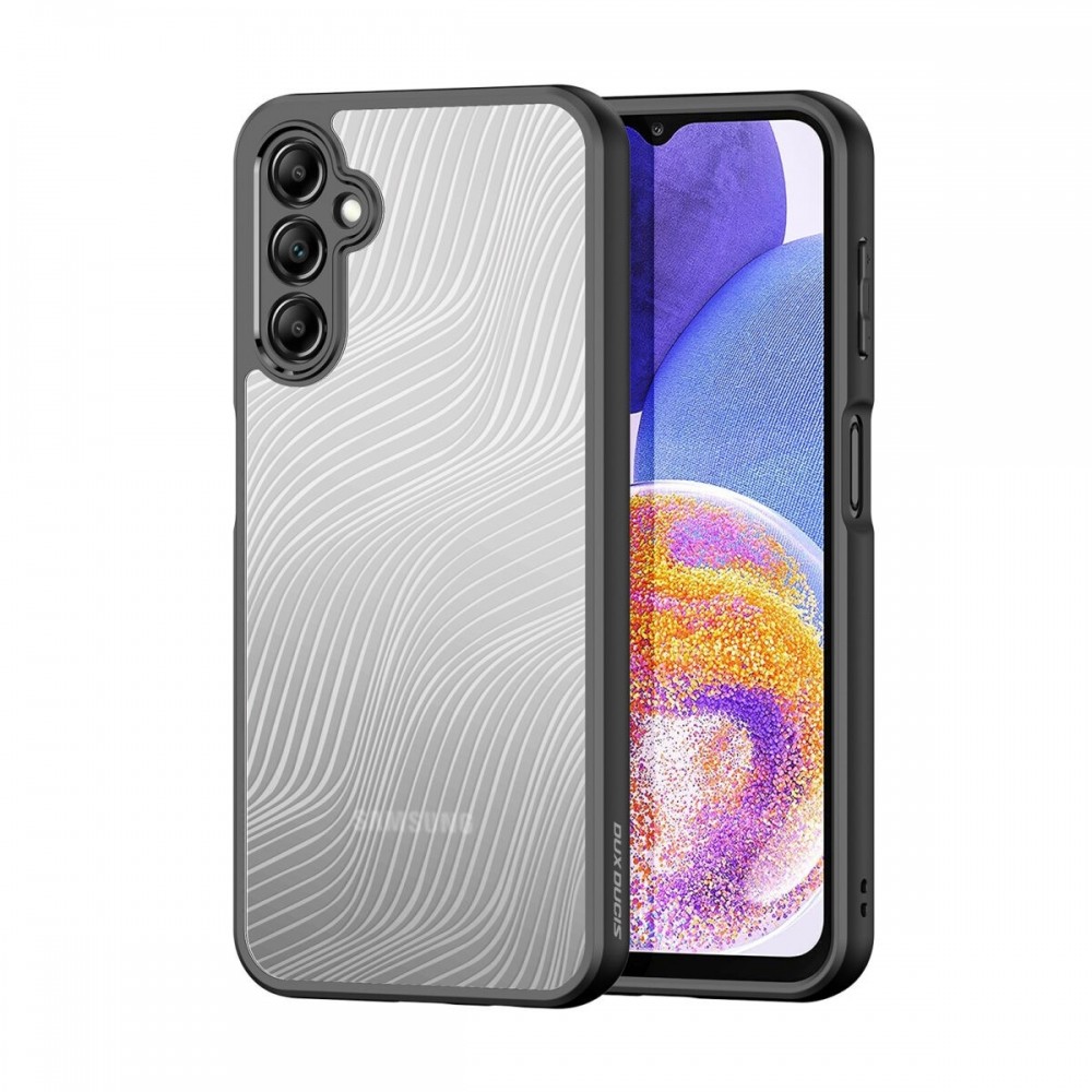 Pusiau skaidrus dėklas juodais kraštais "Dux Ducis Aimo" telefonui Samsung Galaxy A376 A37 5G