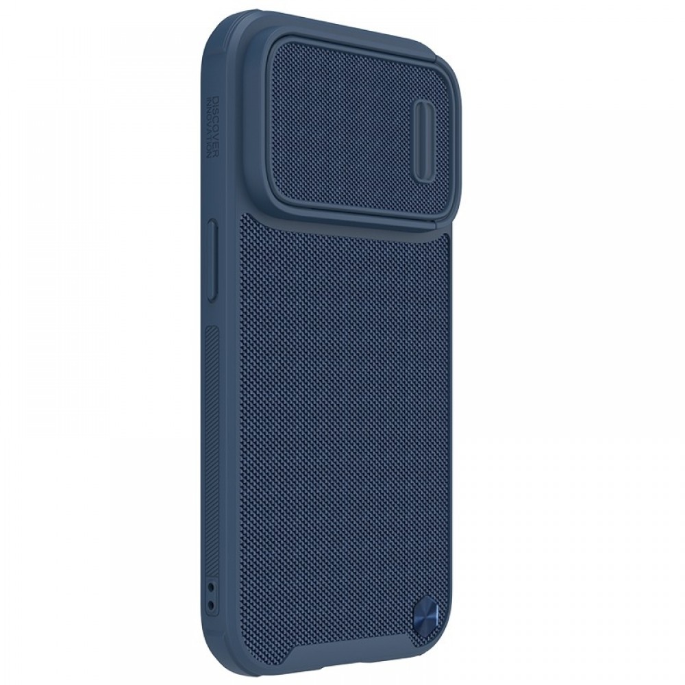 Mėlynas dėklas "Nillkin Textured Case S" telefonui iPhone 14 Pro