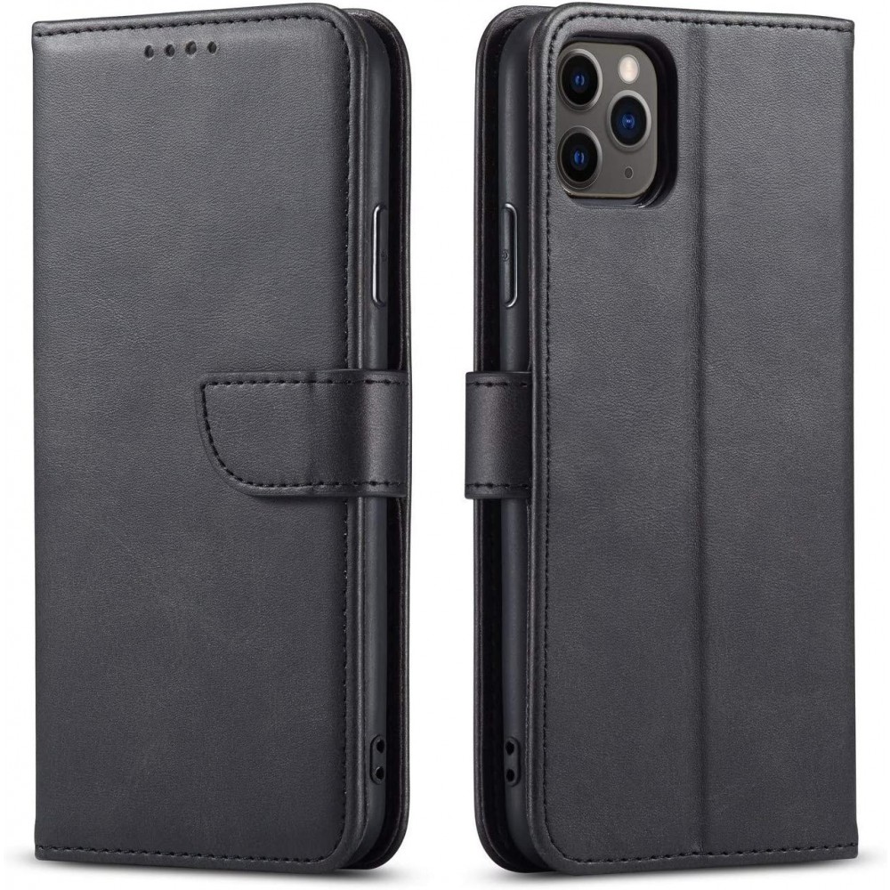 Atverčiamas juodas dėklas "Wallet Case" telefonui Samsung Galaxy A376 A37 5G
