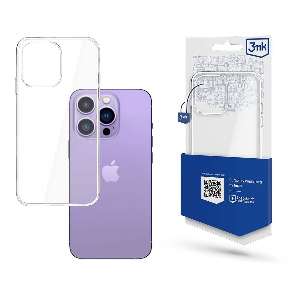 Skaidrus dėklas "3MK Clear Case 1,2mm" telefonui Apple iPhone 16