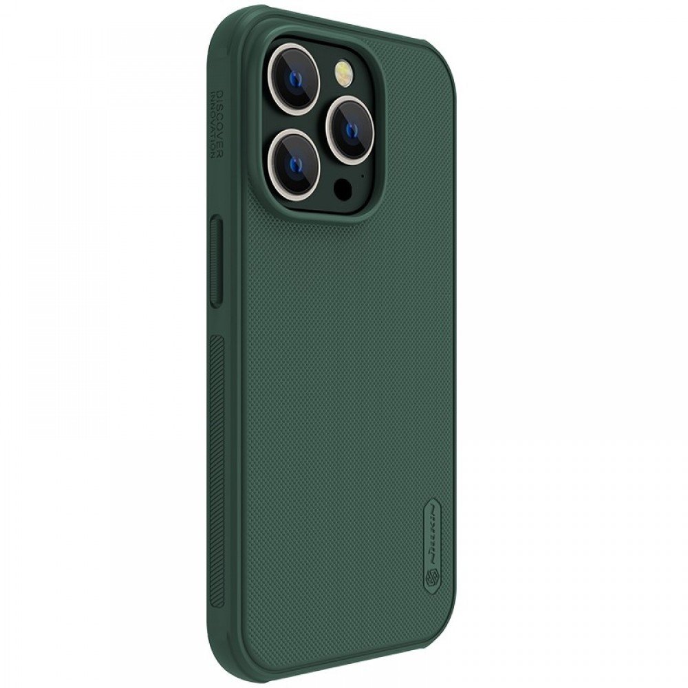 Žalias dėklas "Nillkin Super Frosted Shield Pro" telefonui  iPhone 14 