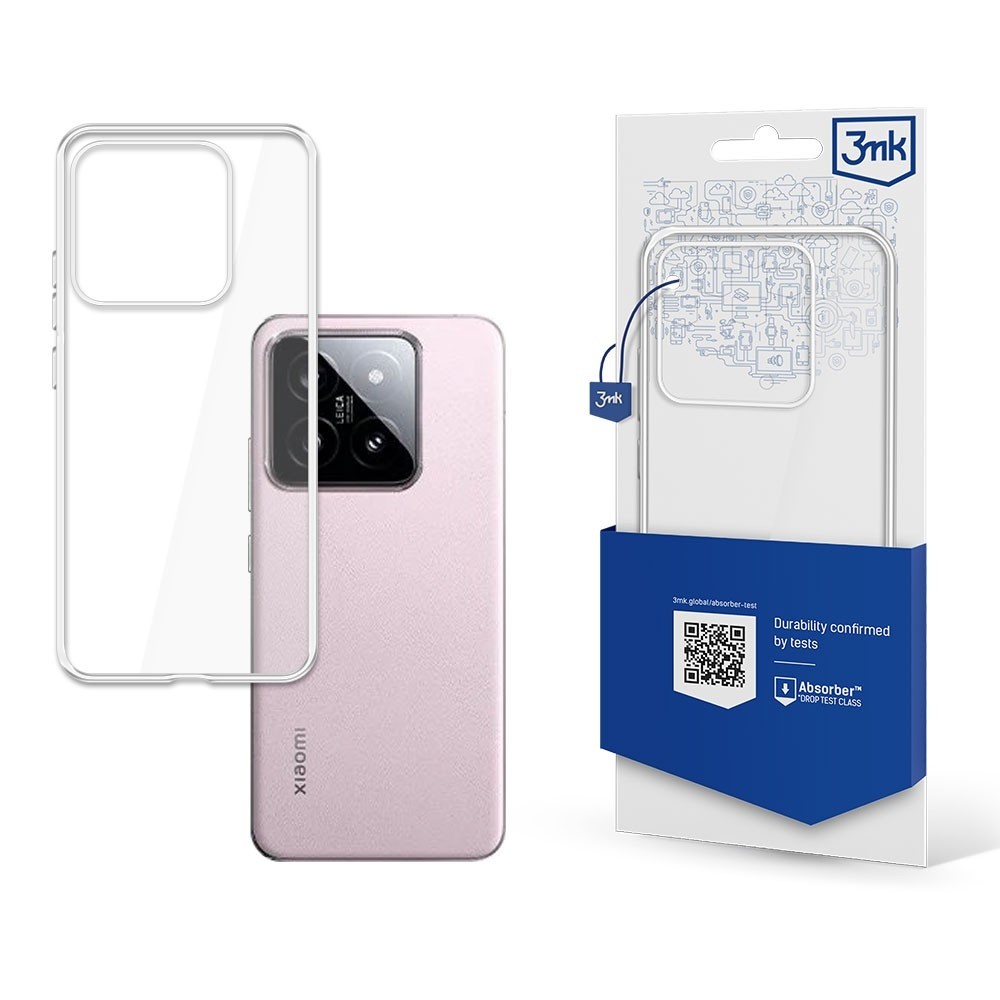 Skaidrus dėklas 3MK Clear Case 1,2mm telefonui Xiaomi 14