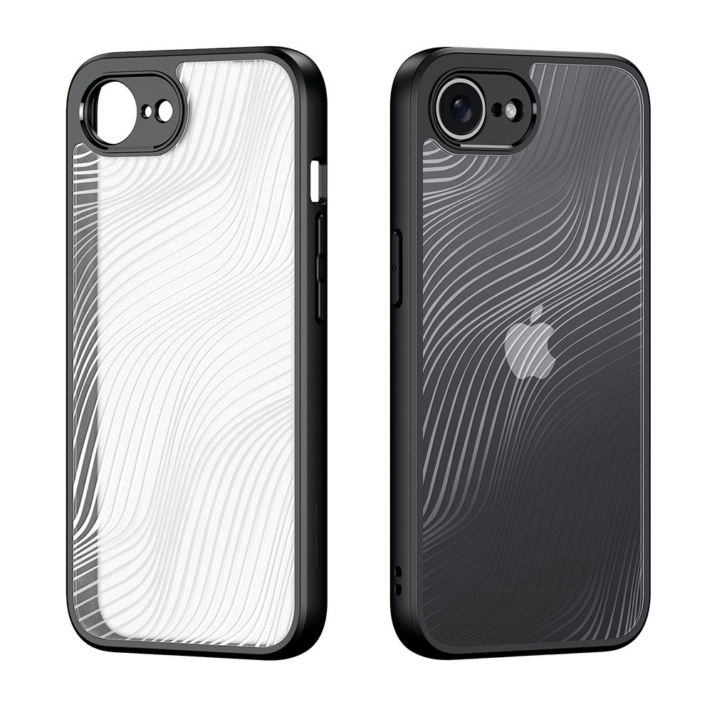 Pusiau skaidrus dėklas juodais kraštais "Dux Ducis Aimo" telefonui Apple iPhone 16E