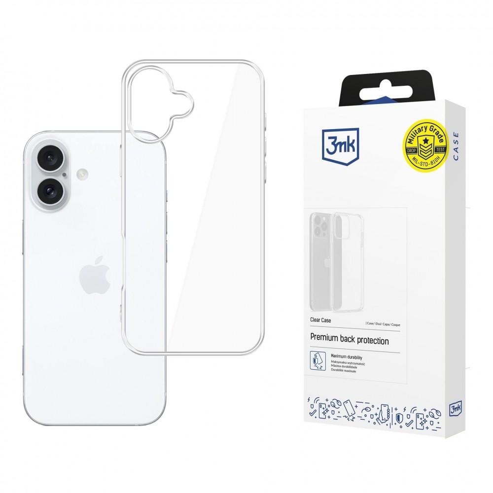 Skaidrus dėklas "3MK Clear Case 1,2mm" telefonui Apple iPhone 17
