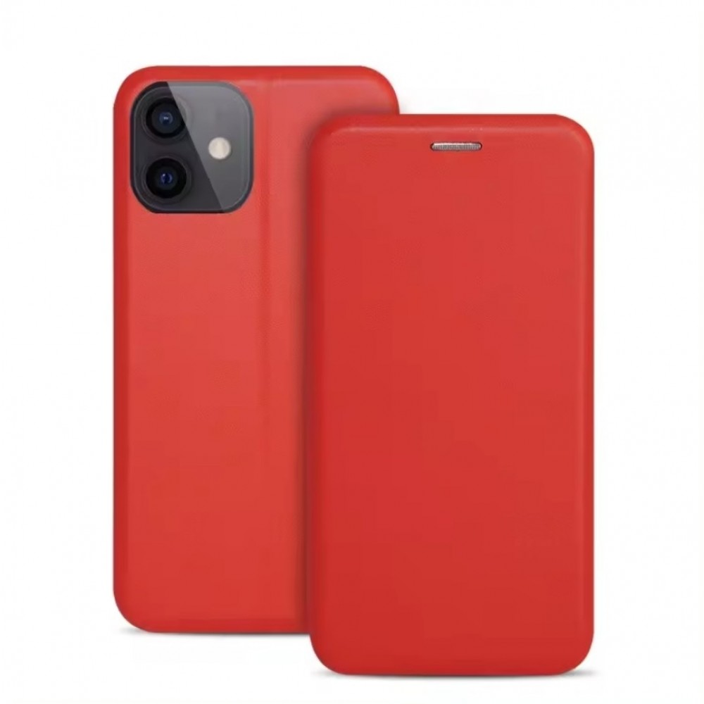Raudonos spalvos atverčiamas dėklas "Book Elegance" telefonui Samsung Galaxy A16 4G / A16 5G