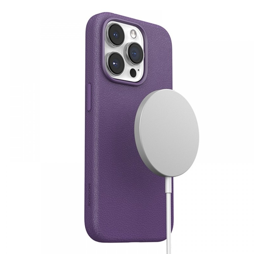 Violetinis dėklas "Joyroom JR-BP006 Magnetic Protective Phone Case" telefonui iPhone 15 