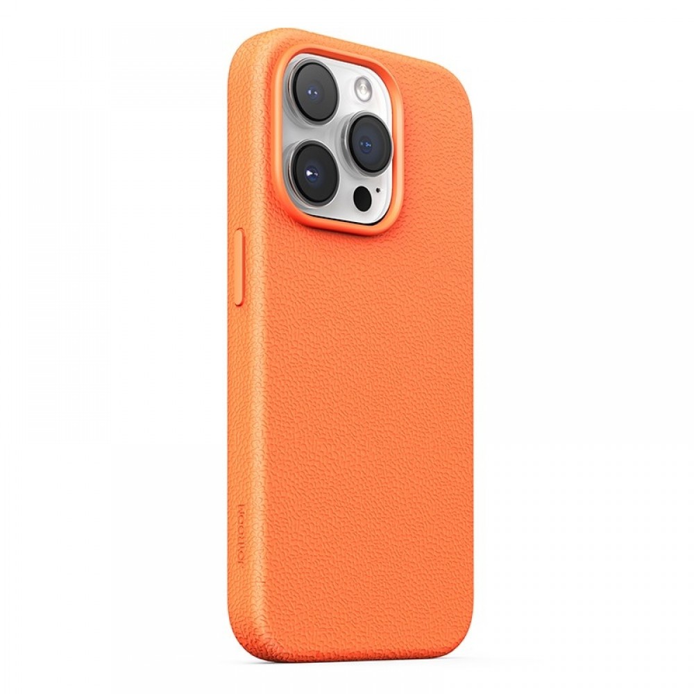 Oranžinis dėklas "Joyroom JR-BP006 Protective Phone Case" telefonui Apple iPhone 15 