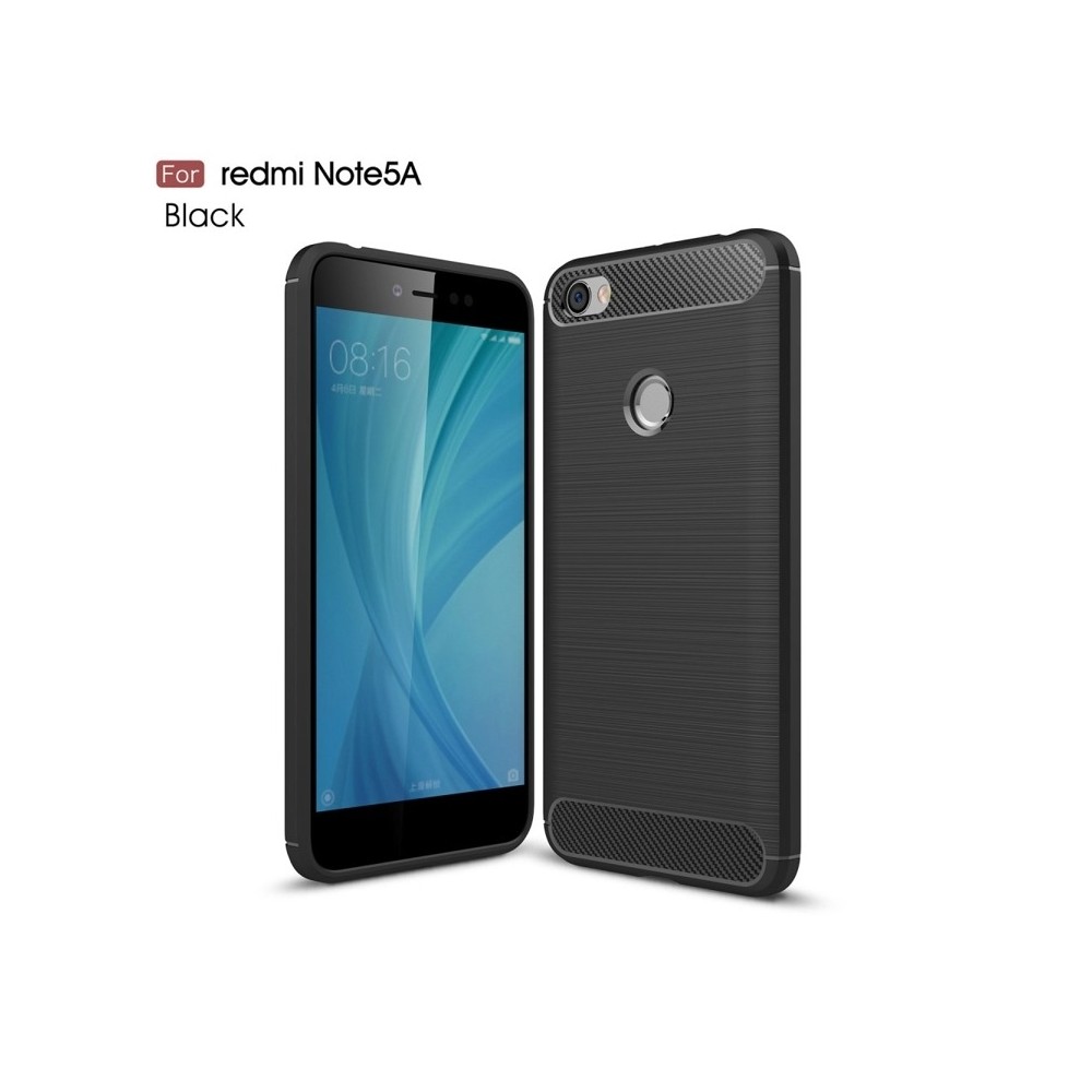 Juodas dėklas ''Carbon'' telefonui Xiaomi Redmi Note 5A