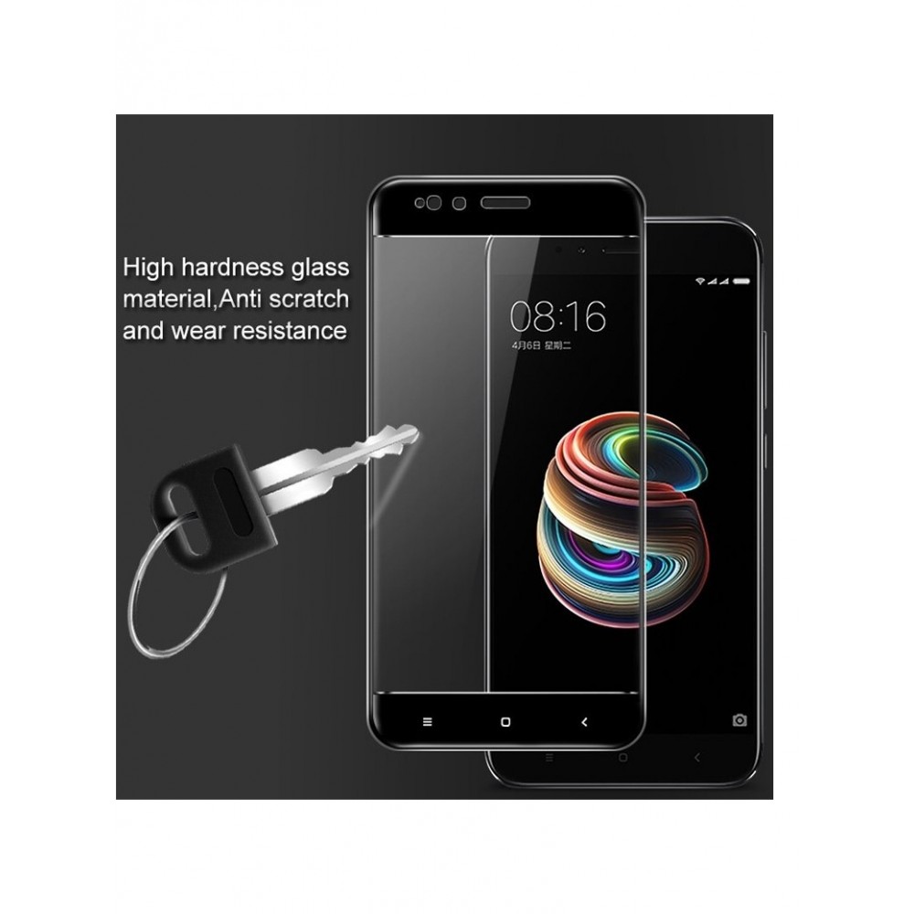 5D lenktas juodas apsauginis grūdintas stiklas Huawei Mate 10 Lite  telefonui