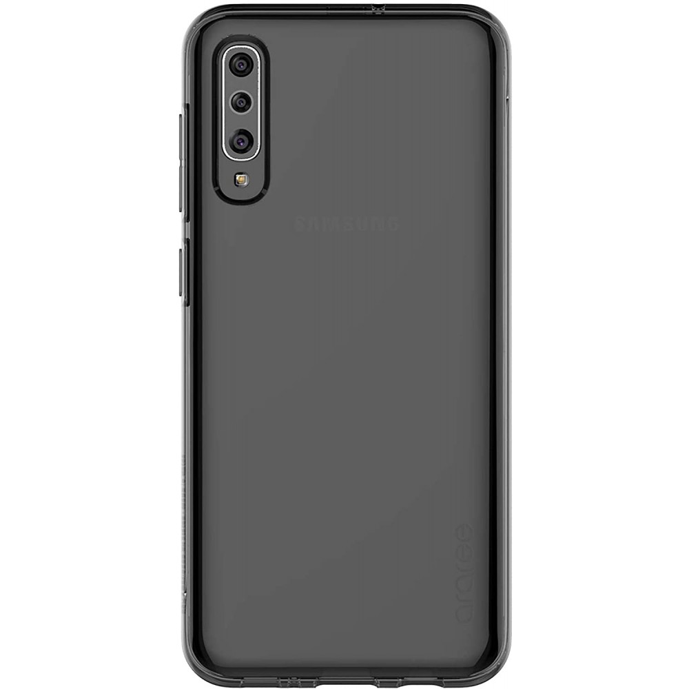 Juodas silikoninis dėklas "Araree A Cover" Samsung Galaxy A505 A50 / A507 A50s telefonui