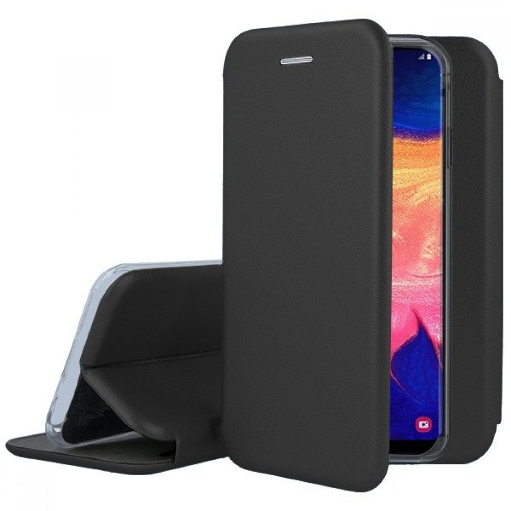 Juodos spalvos atverčiamas dėklas "Book Elegance" telefonui Samsung Galaxy A515 A51 