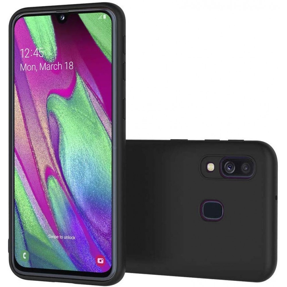 Juodos spalvos dėklas X-Level "Dynamic" telefonui Samsung Galaxy A40 (A405)