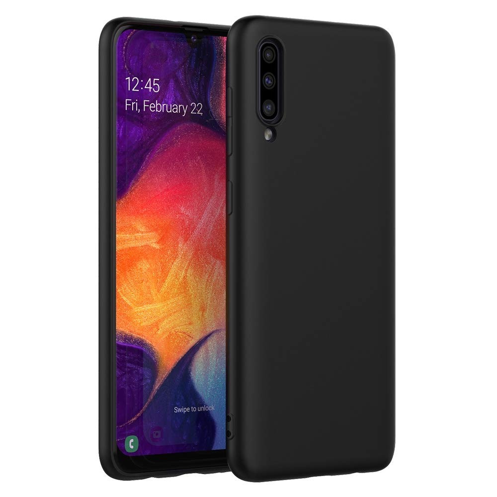 Juodos spalvos dėklas X-Level "Dynamic" telefonui Samsung Galaxy A505 A50 / A507 A50s / A307 A30s 