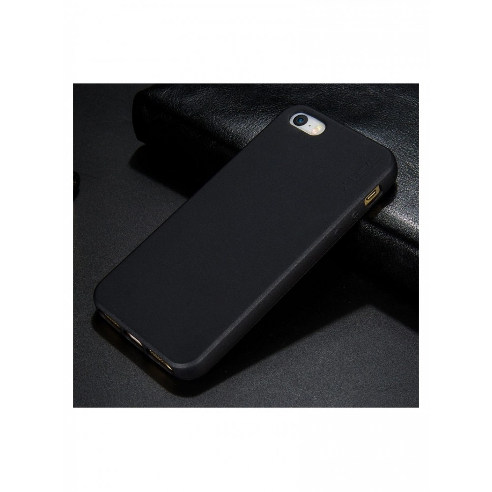Juodos spalvos dėklas X-Level "Guardian" telefonui Apple iPhone 5 