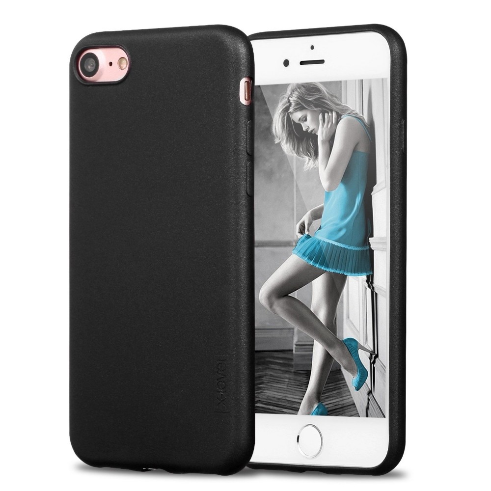 Juodos spalvos dėklas ''X-Level Guardian'' telefonui Apple iPhone 7 / 8 / SE 2020 / SE 2022