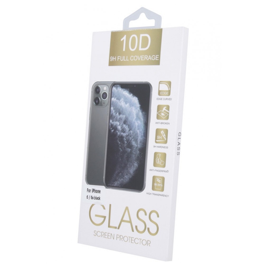 LCD apsauginis stiklas juodais kraštais "10D Full Glue" telefonui Xiaomi Redmi Note 8T