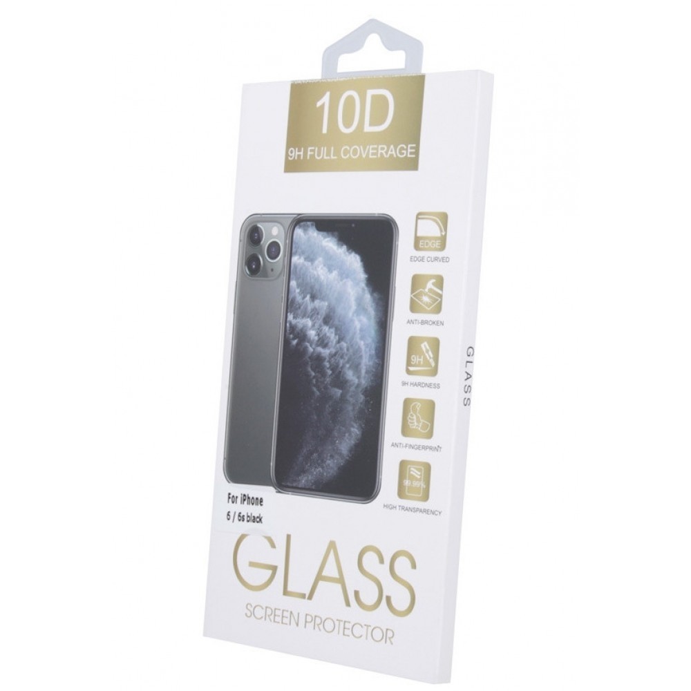 Apsauginis grūdintas stiklas juodais kraštais ''10D Full Glue" telefonui Apple iPhone 11 / XR 